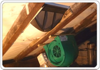 loft vent and whole house positive input ventilation
